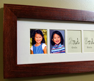 School picture frame detail